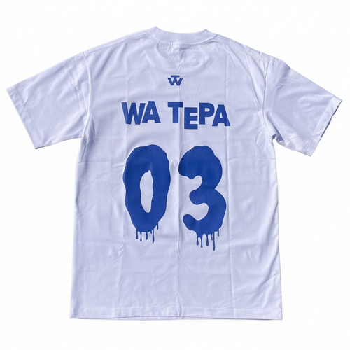 Club number T-shirt blue